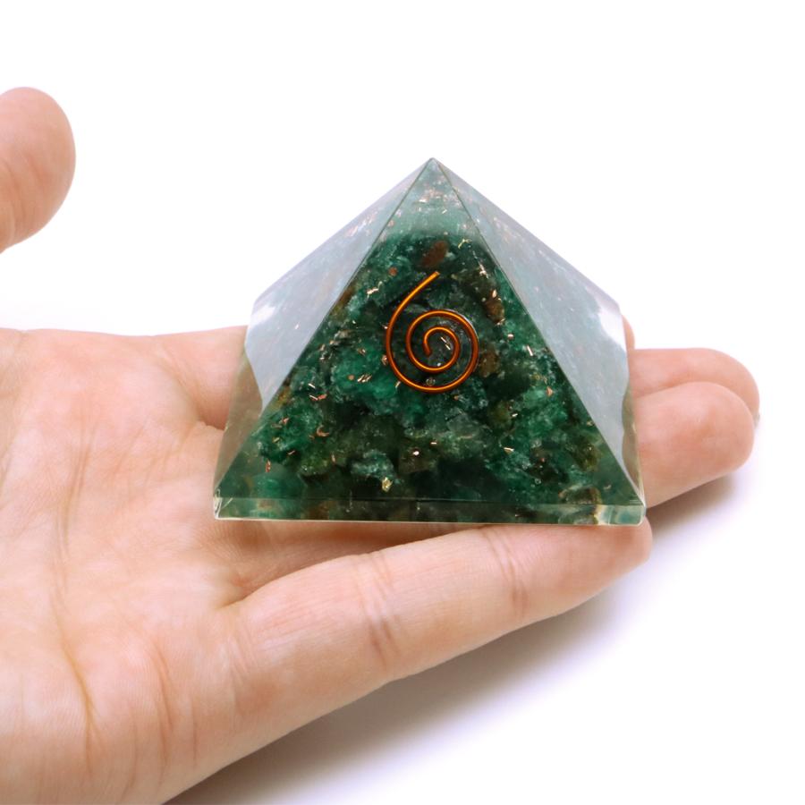 グリーンジャスパー オルゴナイトピラミッド 大人気スピリチュアル 