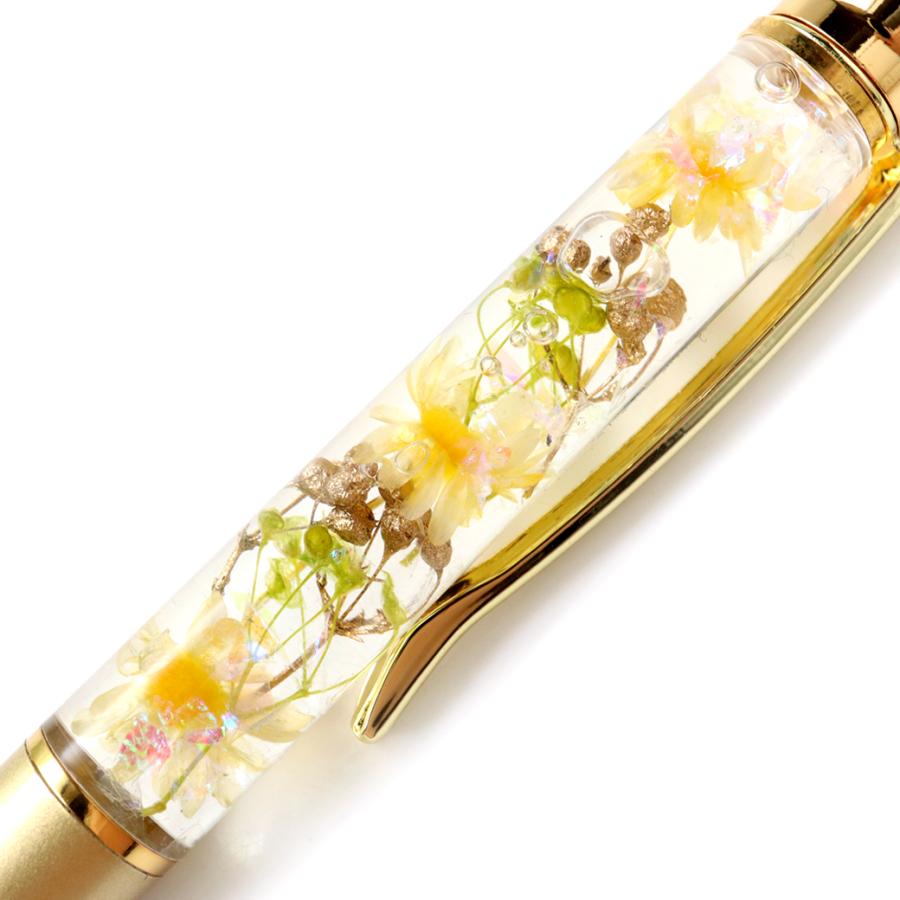 ハーバリウム ボールペン 印鑑付き 太さ1.0mm 専用ケース付 花