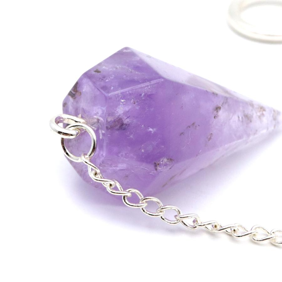 ペンデュラム アメジスト 紫水晶 ダウジング 天然石 ヒーリング フーチ