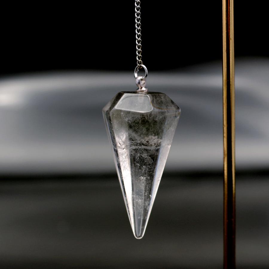 ペンデュラム 水晶 クリスタルクォーツ ダウジング 天然石 ヒーリング フーチ 振り子 4月 誕生石 パワーストーン Crystal 爆買 クリスマス | ブランド登録なし | 03