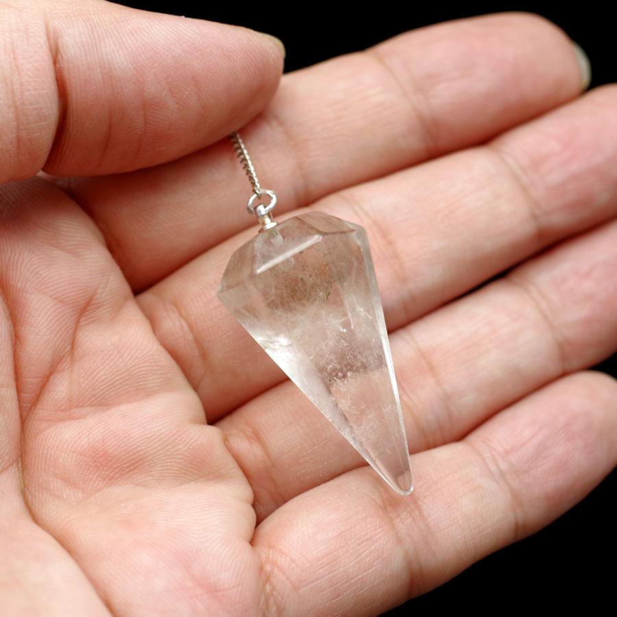 ペンデュラム 水晶 クリスタルクォーツ ダウジング 天然石 ヒーリング フーチ 振り子 4月 誕生石 パワーストーン Crystal 爆買 クリスマス | ブランド登録なし | 05