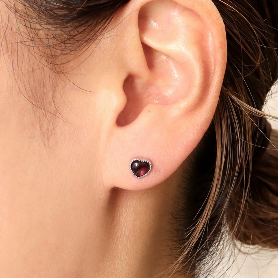 スタッドピアス Yahoo スター ガーネット ピアス PURPLE GARNET
