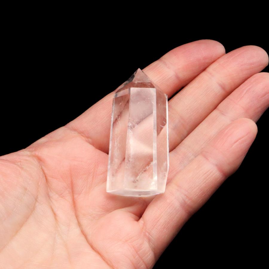 天然 水晶 六角柱 ポイント Sサイズ 高さ 5cm前後 1個売り  研磨磨き 浄化 ヒーリング 天然石 ブラジル産 天然石 パワーストーン 置き物 お守り 爆買 クリスマス | GOLD STONE | 06