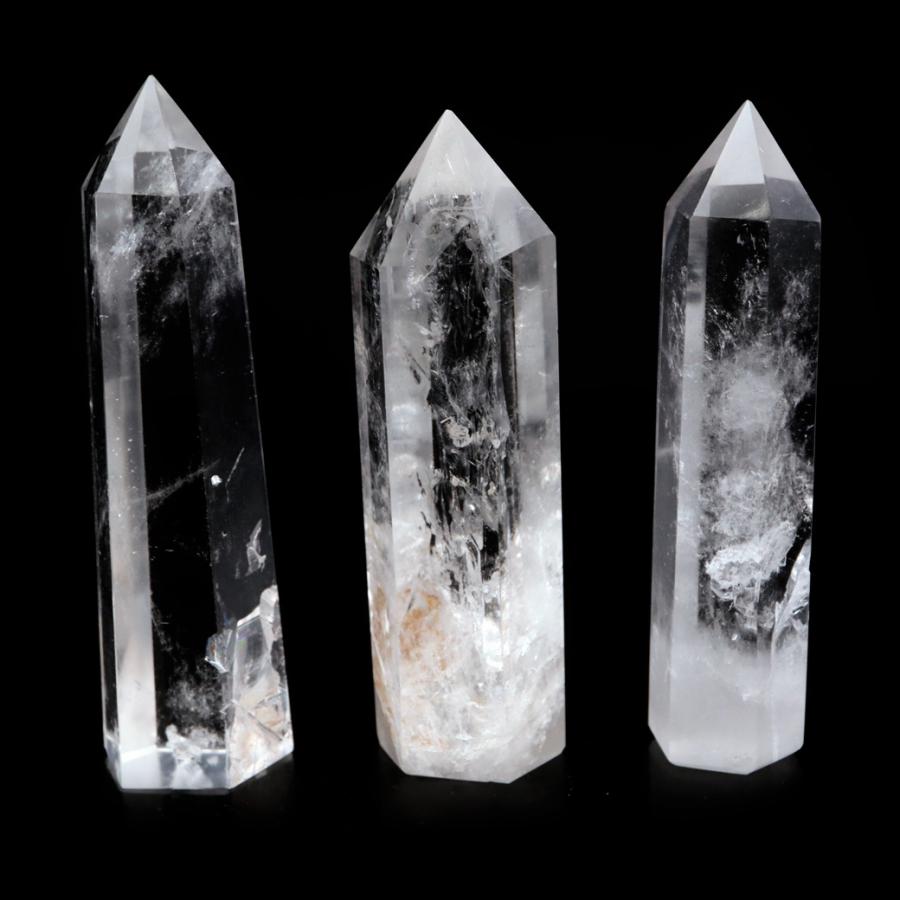 天然 水晶 六角柱 ポイント Mサイズ 高さ 7-8cm前後 1個売り 天然 水晶 六角柱 ポイント Mサイズ 高さ 7-8cm前後 1個売り