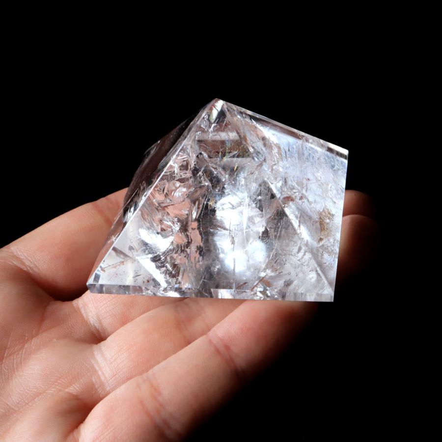 レムリアンシードクリスタル ピラミッド（小） レムリアンシードクリスタル ピラミッド（小） 水晶 ピラミッド