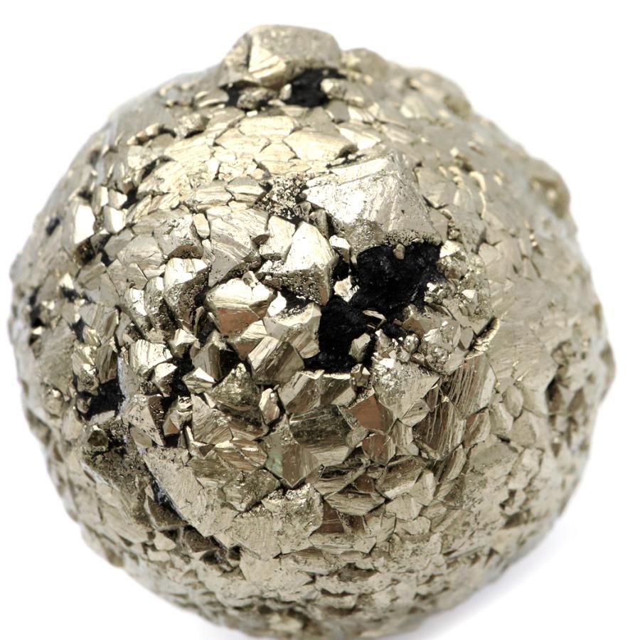 GOLD STONE パイライト 原石 たまご型 球 丸玉 自然が生み出した形状
