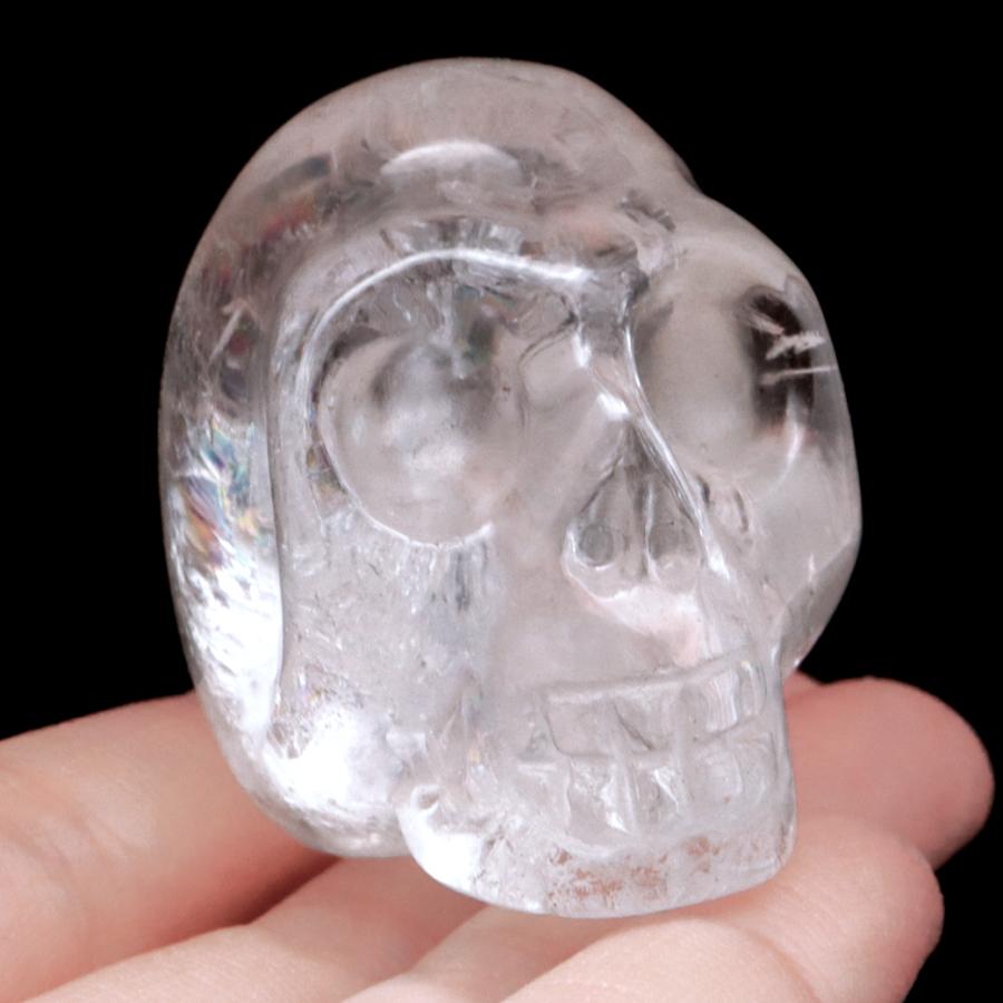 天然石 オニキス スカル 置物 オブジェ パワーストン 骸骨 ドクロ