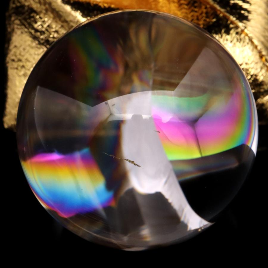 レインボー 水晶 丸玉 50mm AAA 【公式通販】