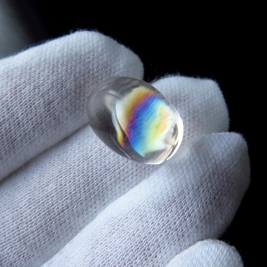 高透明 虹入り天然 水晶 ルース タンブル レインボー アイリス 高透明 虹入り天然 水晶 ルース タンブル レインボー アイリス