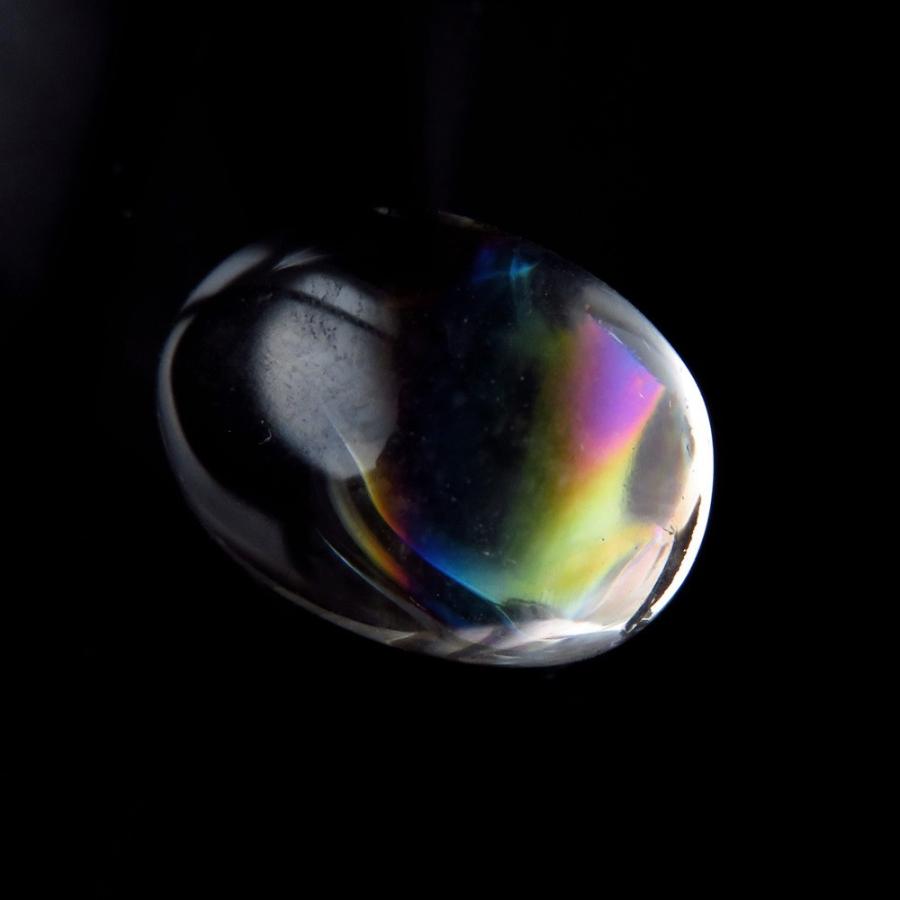 高透明 虹入り天然 水晶 ルース タンブル レインボー アイリス 高透明 虹入り天然 水晶 ルース タンブル レインボー アイリス