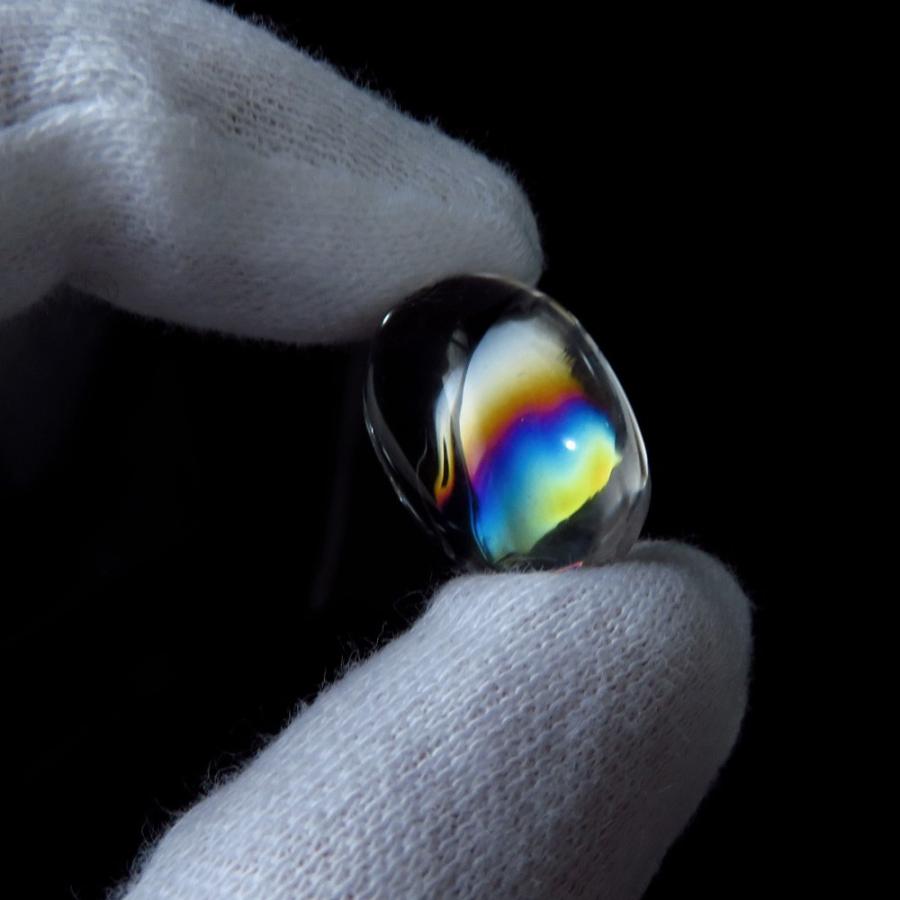 高透明 虹入り天然 水晶 ルース タンブル レインボー アイリス 高透明 虹入り天然 水晶 ルース タンブル レインボー アイリス