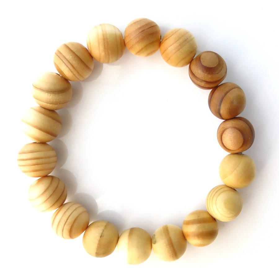 GOLD STONE 高野山 六木（りくぼく）ブレスレット 11mm 木箱付き 世界