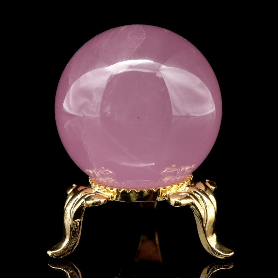 マダガスカル産ローズクォーツポイント台座付