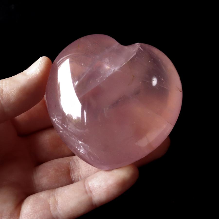 GOLD STONE スターローズクォーツ マダガスカル産 196g 握り石