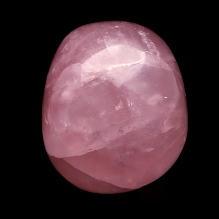 GOLD STONE ローズクォーツ スカル 骸骨 置き物 オブジェ ブラジル産 1