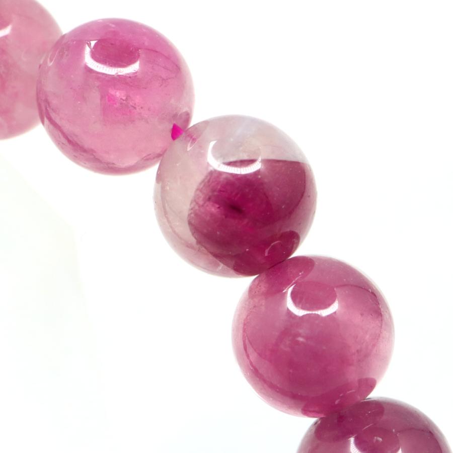 GOLD STONE ルベライト ブレスレット レッドトルマリン 7.5mm 1点物 10