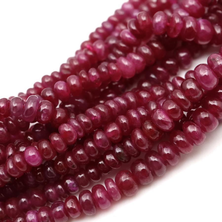 ルビー 一連 約40cm ビーズ グラデーション 天然石 7月 誕生石 パワーストーン 紅玉 2025 プレゼント お返し 爆買 クリスマス | GOLD STONE | 02