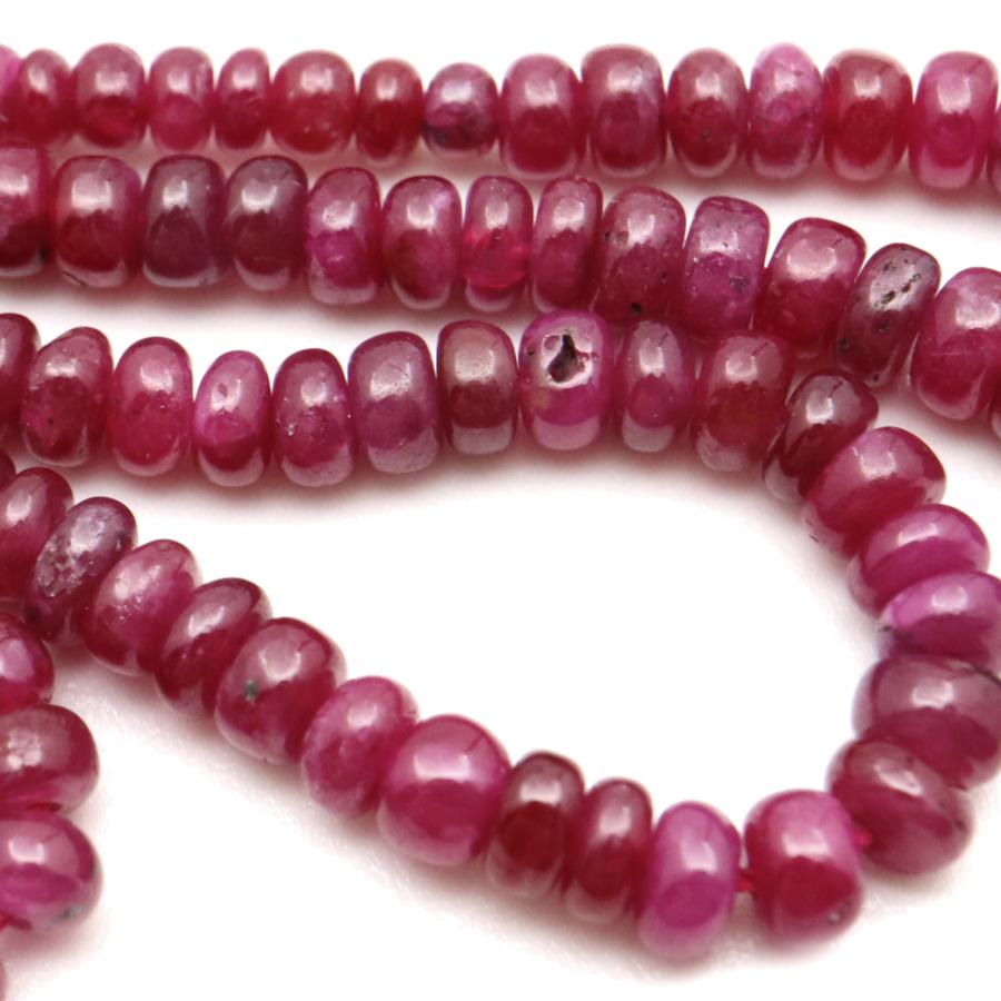 ルビー 一連 約40cm ビーズ グラデーション 天然石 7月 誕生石 パワーストーン 紅玉 2025 プレゼント お返し 爆買 クリスマス | GOLD STONE | 03