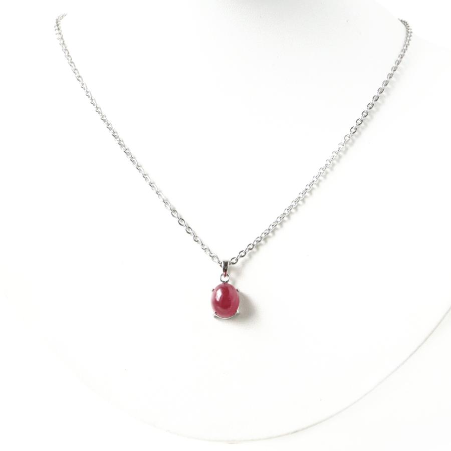ルビー ペンダント 宝石質 SILVER925 ミャンマー産 天然石 1点物 Ruby 7月 誕生石 贈り物 プレゼント 爆買 母の日 | GOLD STONE | 04