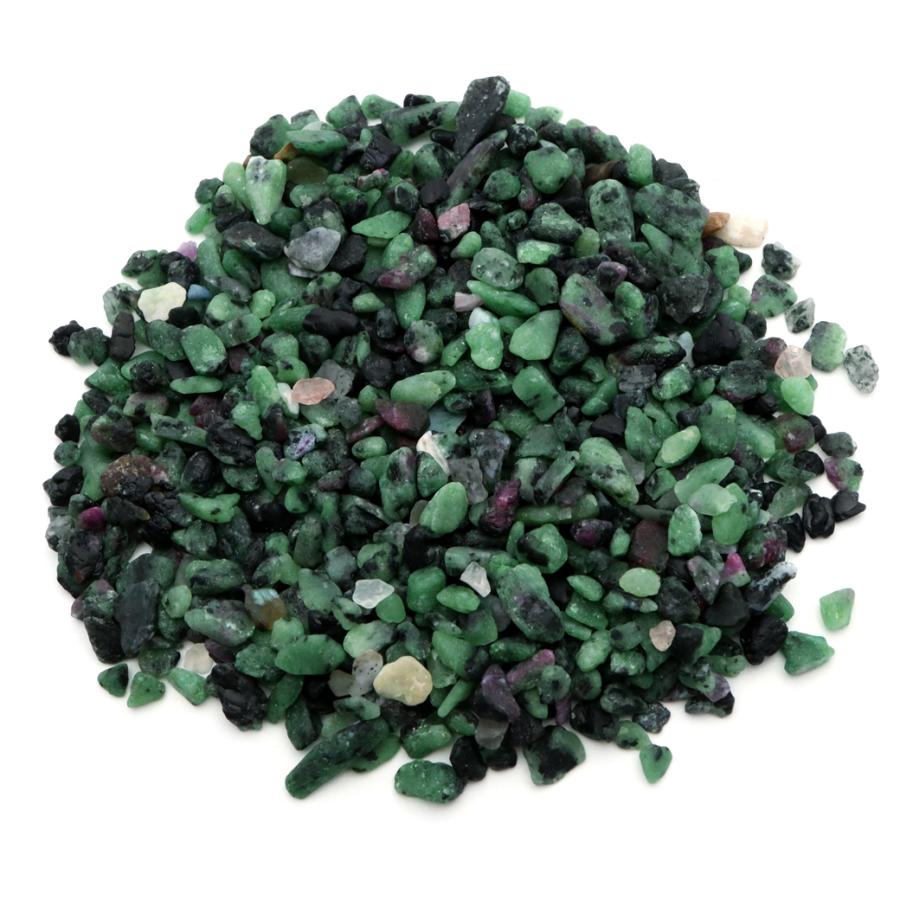 ルビーインゾイサイト さざれ石 本物 100g アニョライト 天然石 パワーストーン 浄化グッズ ネイルパーツ 材料 レジンパーツ おうち時間 爆買 クリスマス | GOLD STONE