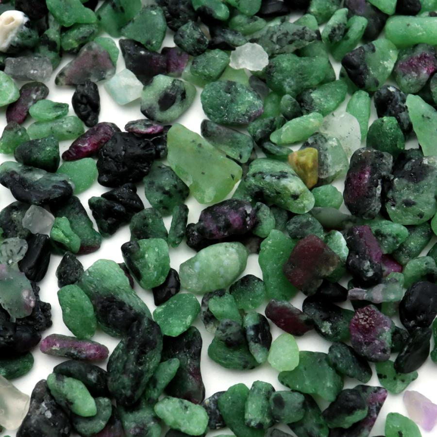 ルビーインゾイサイト さざれ石 本物 100g アニョライト 天然石 パワーストーン 浄化グッズ ネイルパーツ 材料 レジンパーツ おうち時間 爆買 クリスマス | GOLD STONE | 02