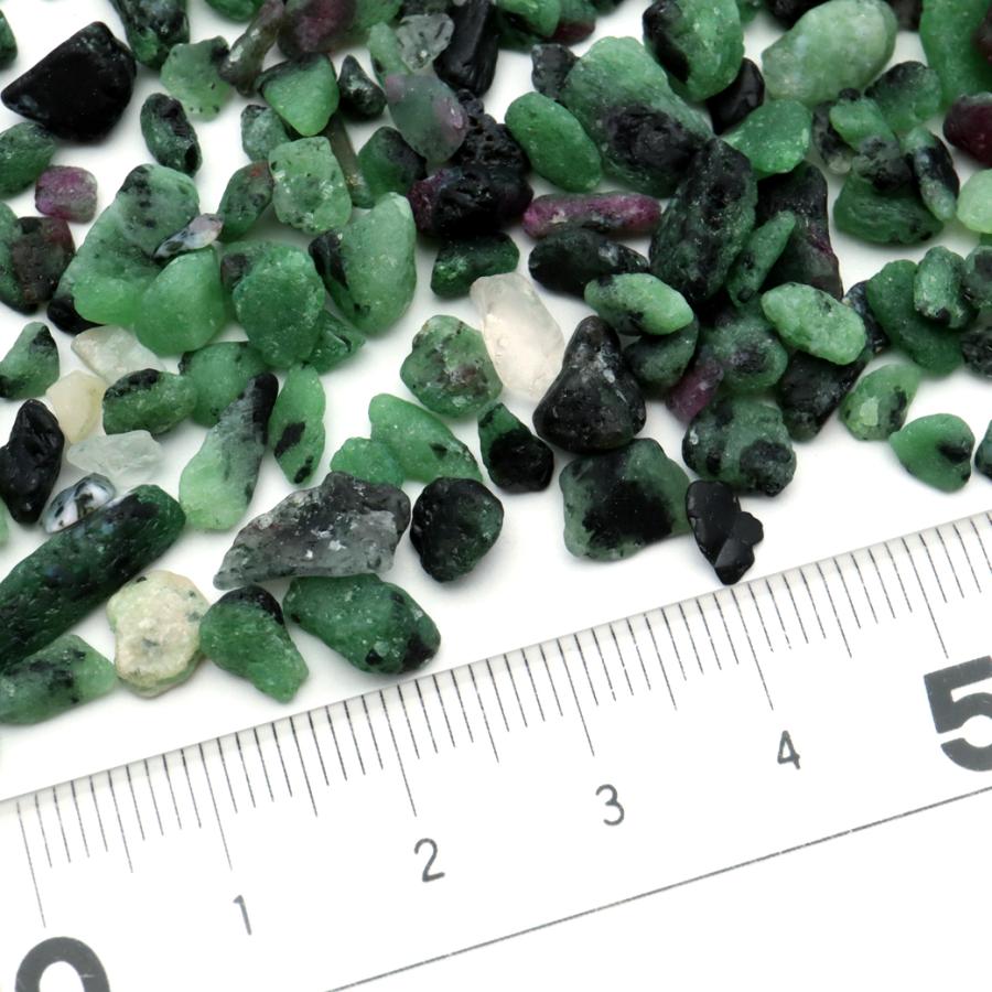 ルビーインゾイサイト さざれ石 本物 100g アニョライト 天然石 パワーストーン 浄化グッズ ネイルパーツ 材料 レジンパーツ おうち時間 爆買 クリスマス | GOLD STONE | 03