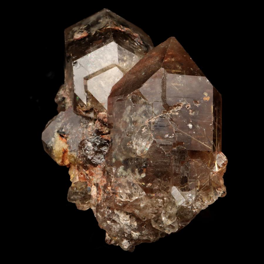 GOLD STONE スモーキー ルチルクォーツ 原石 360g ブラジル産 1点もの