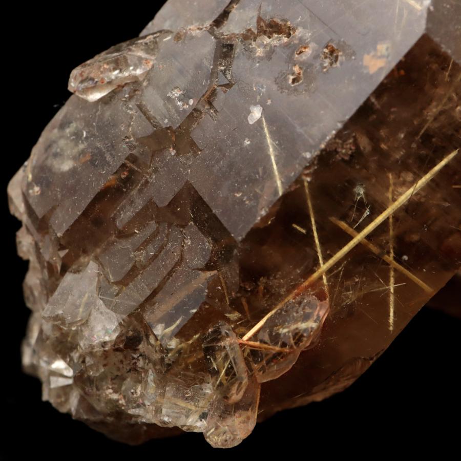 ルチル　　　スモーキータイチンルチル　1,700g 原石 ルチル スモーキータイチンルチル 1,700g 原石