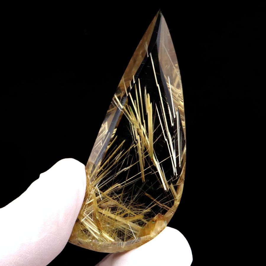 GOLD STONE ゴールド ルチルクォーツ ルース 裸石 18.9g AAAAAA 金針