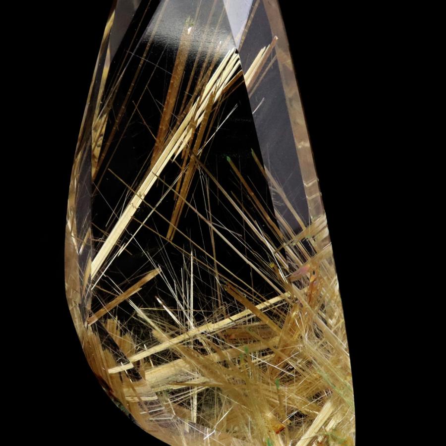 GOLD STONE ゴールド ルチルクォーツ ルース 裸石 18.9g AAAAAA 金針