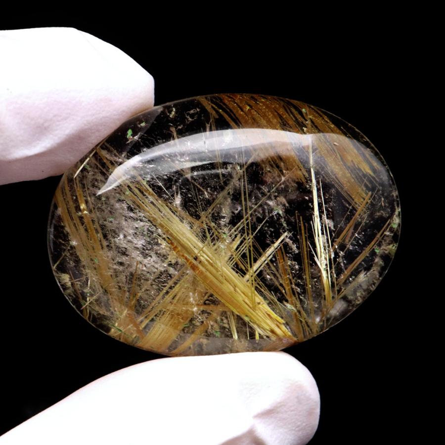 GOLD STONE ゴールド ルチルクォーツ ルース 裸石 19.3g AAAAAA 金針
