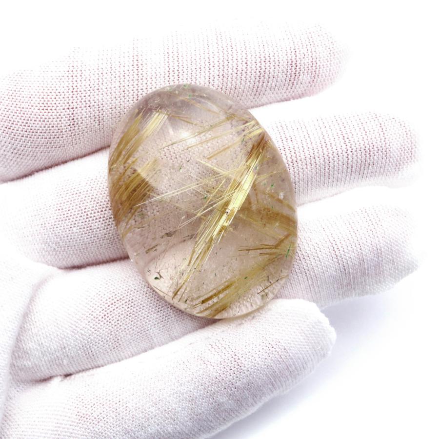 GOLD STONE ゴールド ルチルクォーツ ルース 裸石 19.3g AAAAAA 金針