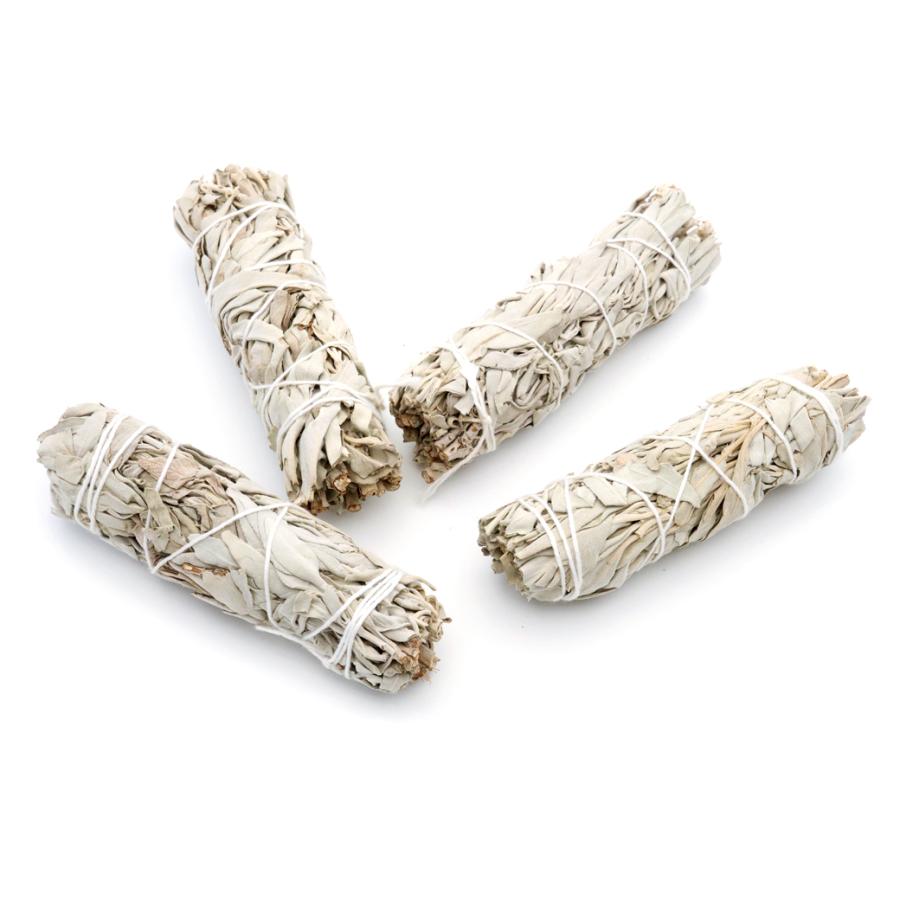 GOLD STONE ホワイトセージ ワンド バンドル タイプ 1本 約20g 浄化用