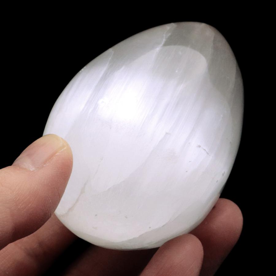 セレナイト たまご 卵型 エッグ 置き物 モロッコ産 原石