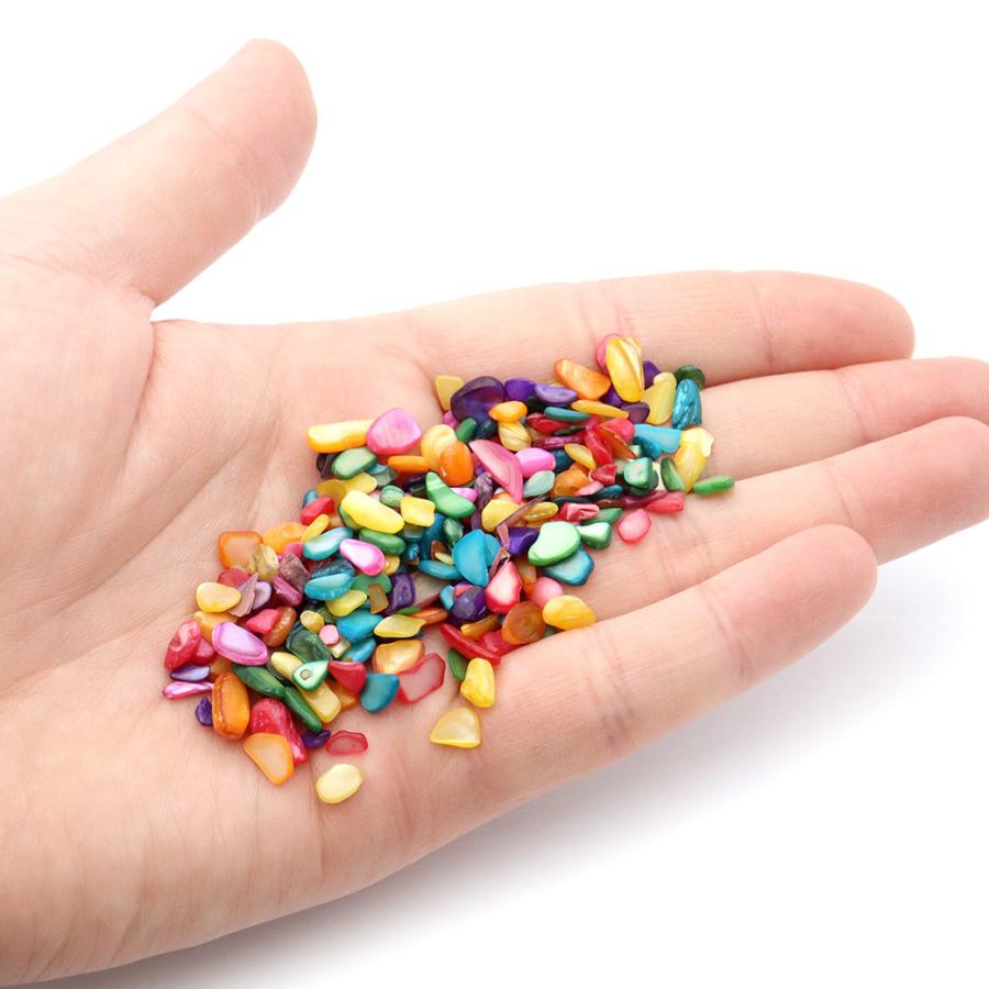 ⑩シェル さざれ オレンジ 染色 安い ⑩シェル さざれ オレンジ 染色