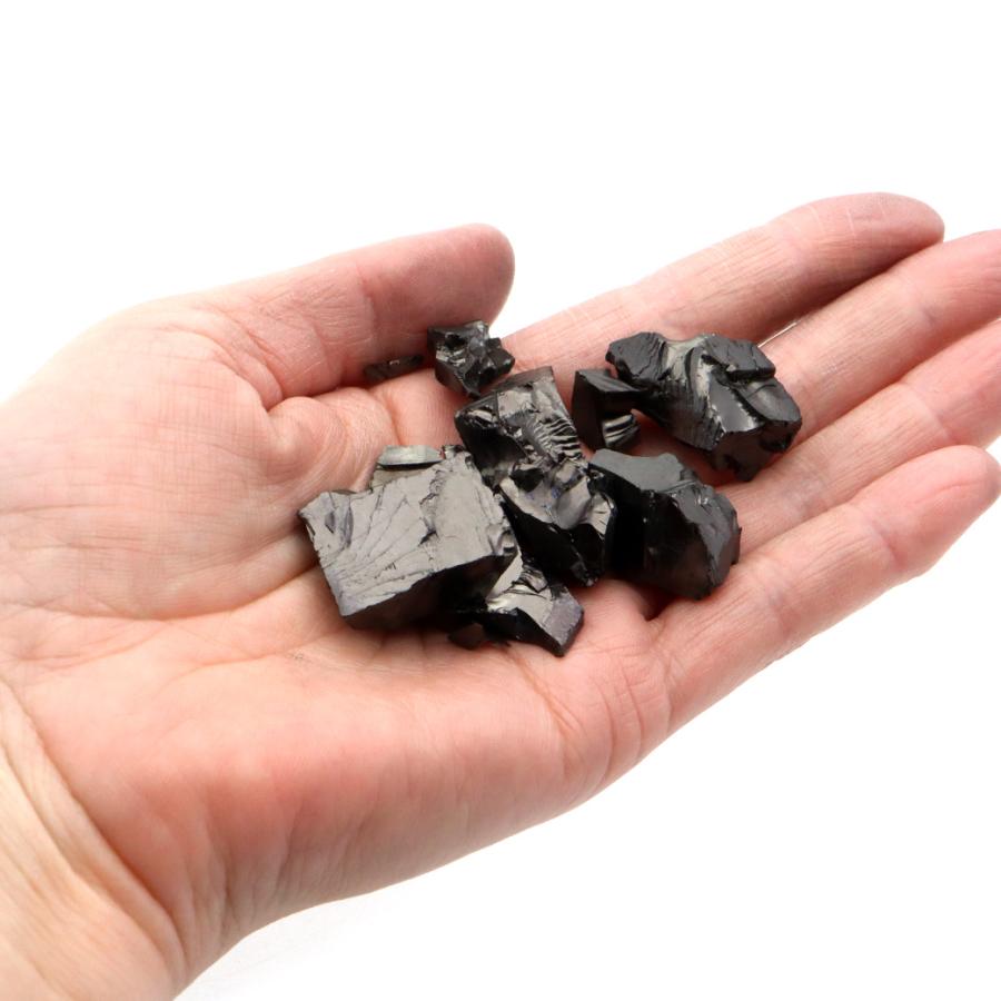 シュンガイト(Shungite) パワーストーン 浄化 天然石 六角形の柱