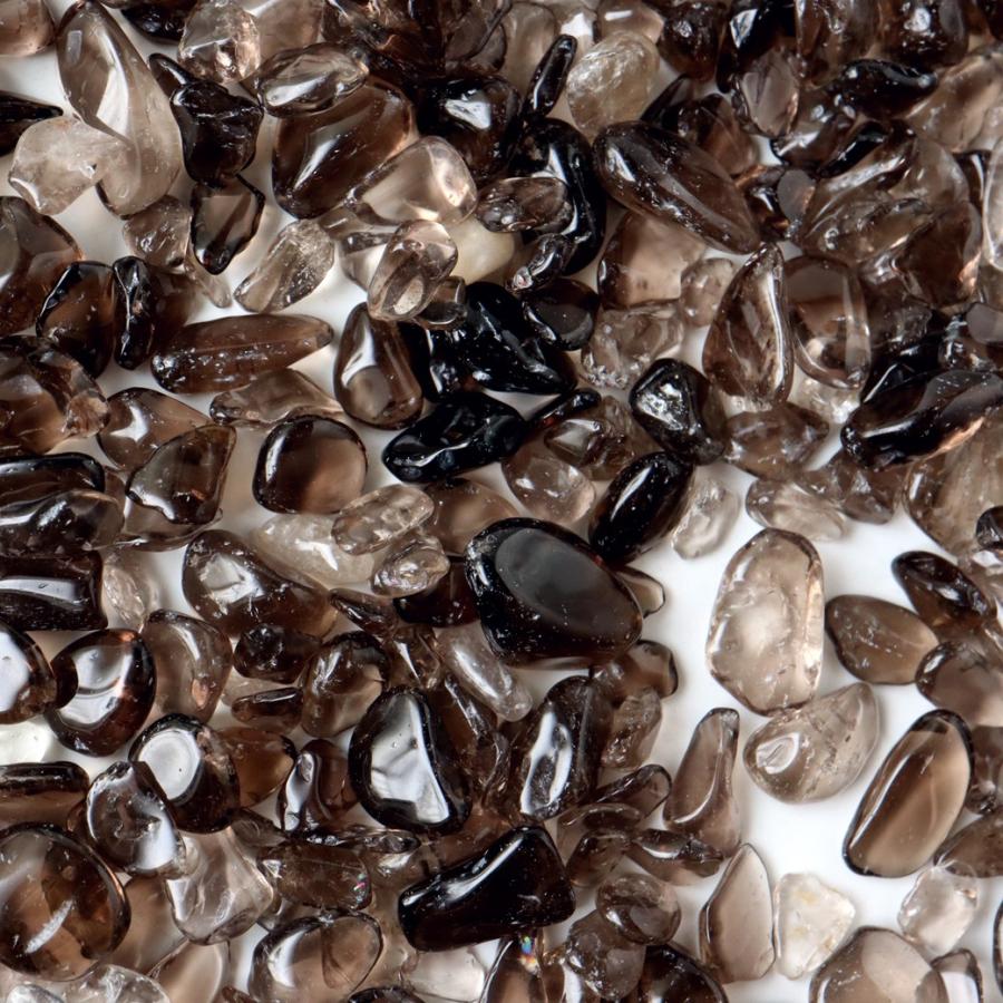 GOLD STONE スモーキークォーツ さざれ石 本物 100g 煙水晶 天然石