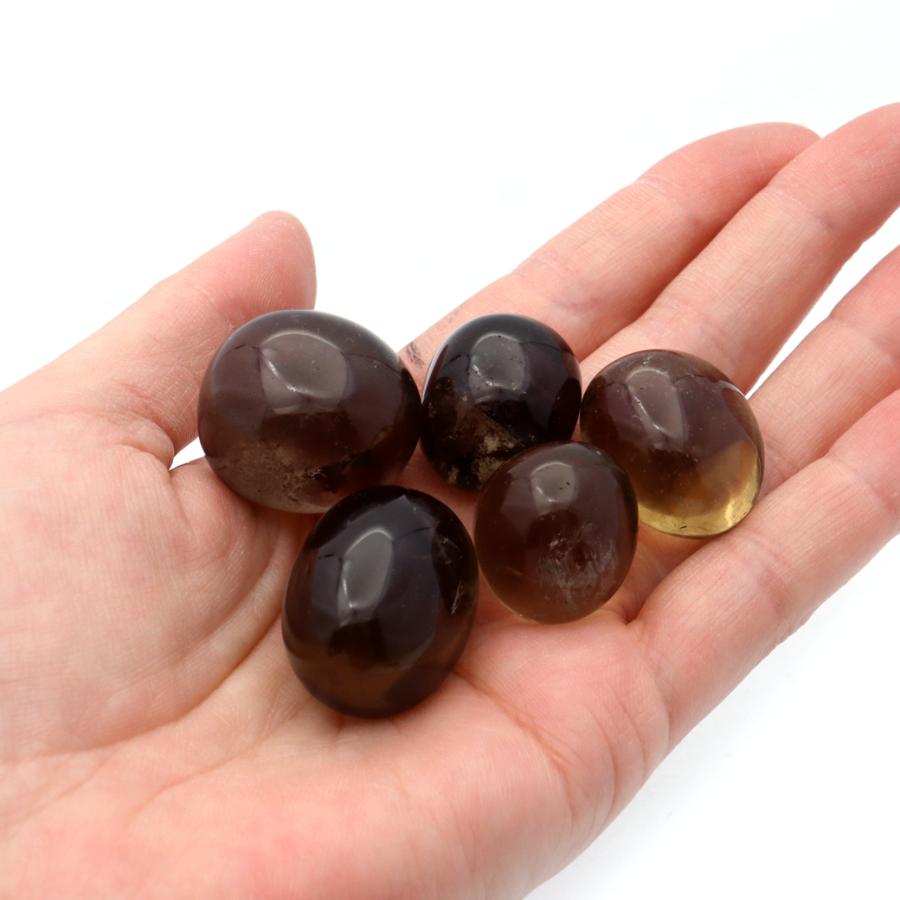 GOLD STONE スモーキークォーツ タンブル さざれ石 150g 煙水晶 茶色