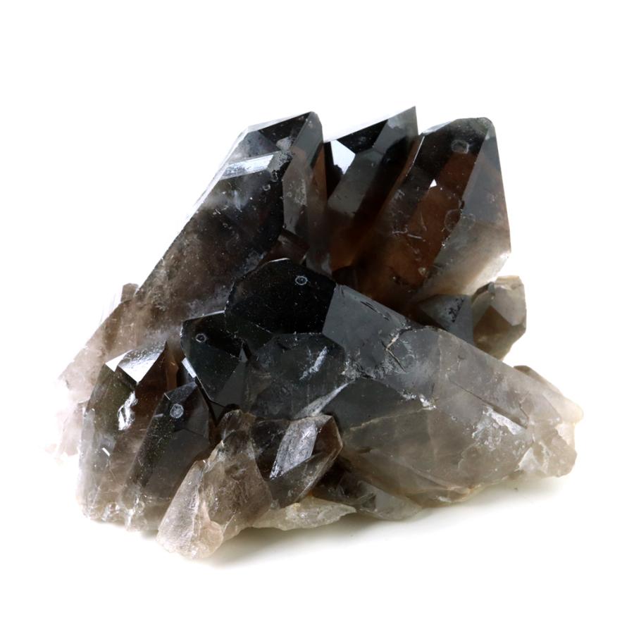 スモーキークォーツ クラスター 天然石 水晶 原石 煙水晶 置き物 233g 