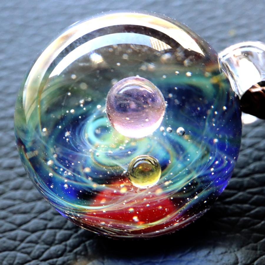 GOLD STONE ガラスの中に宇宙を閉じ込めた 耐熱ガラス アート