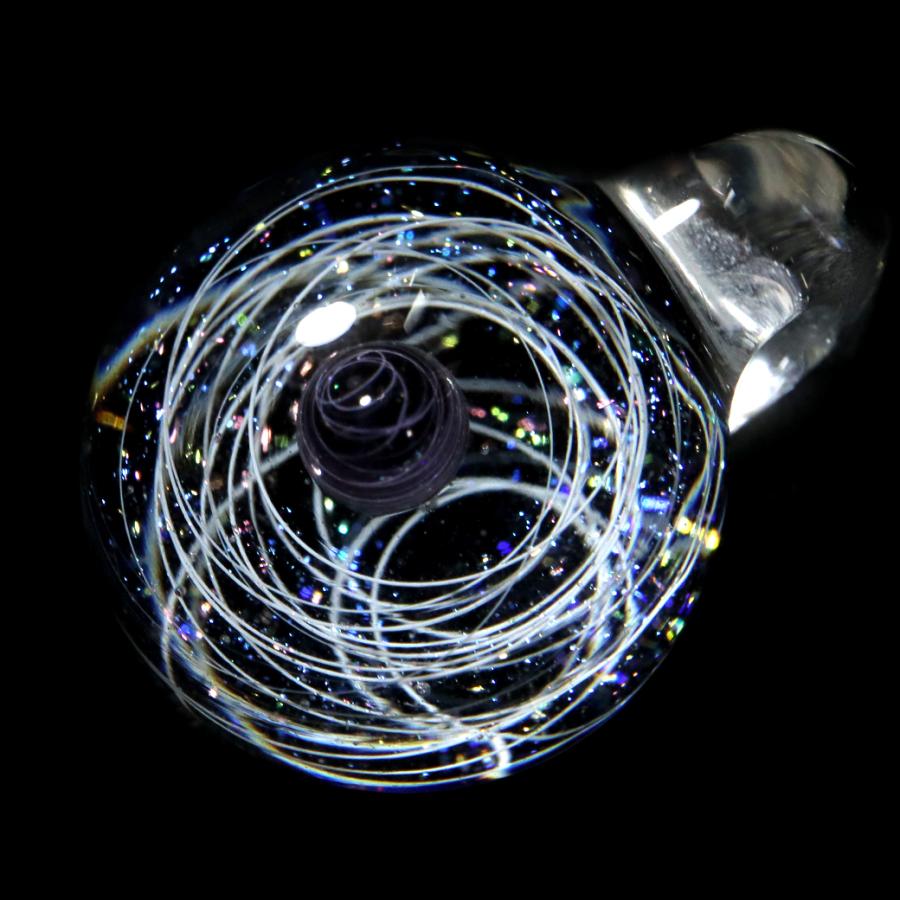 GOLD STONE ガラスの中に宇宙を閉じ込めた 耐熱ガラス アート ブラック 