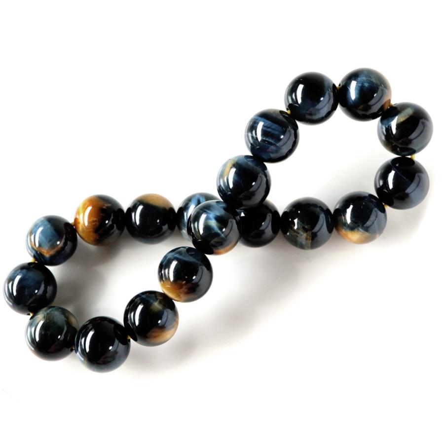 GOLD STONE ゴールデンブルー タイガーアイ ブレスレット 10mm AAA