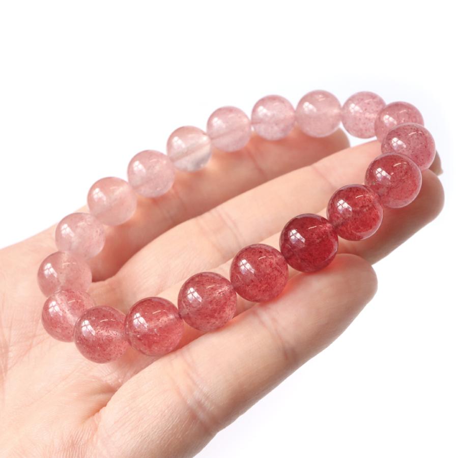 GOLD STONE アフリカン ストロベリークォーツ ブレスレット 10mm