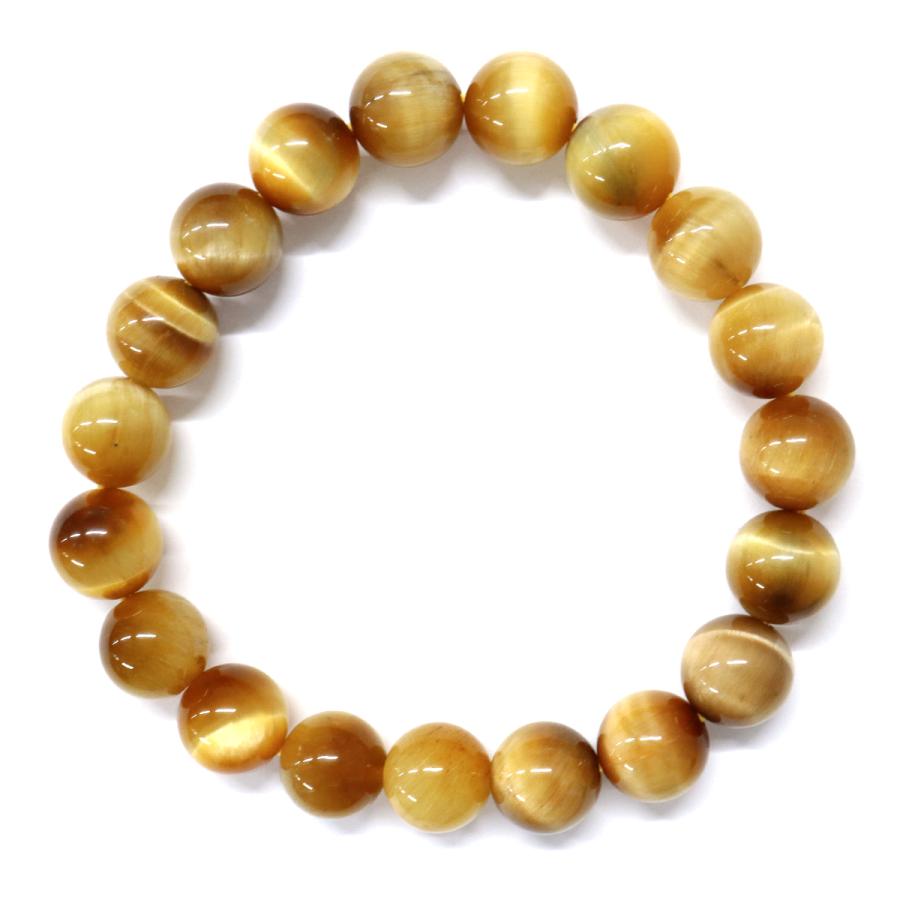 GOLD STONE ゴールデンタイガーアイ ブレスレット 10mm メンズ