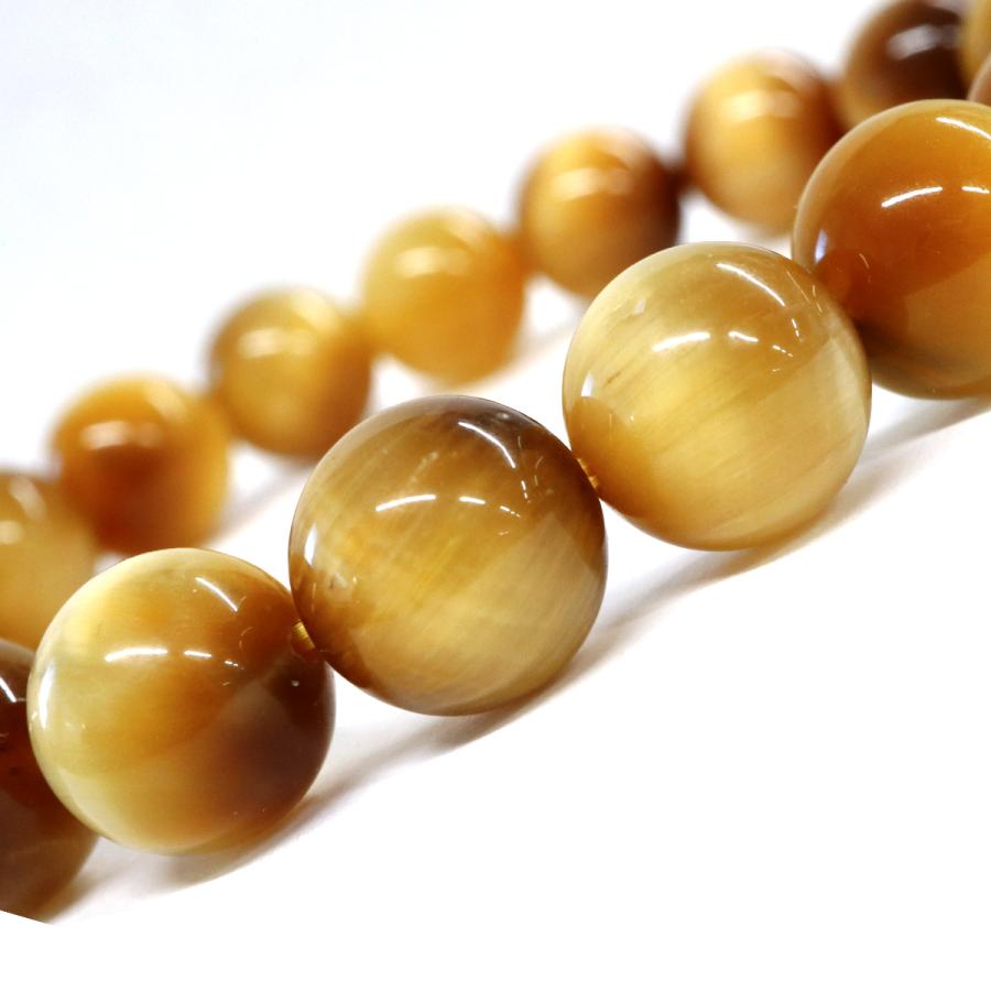 GOLD STONE ゴールデンタイガーアイ ブレスレット 10mm メンズ