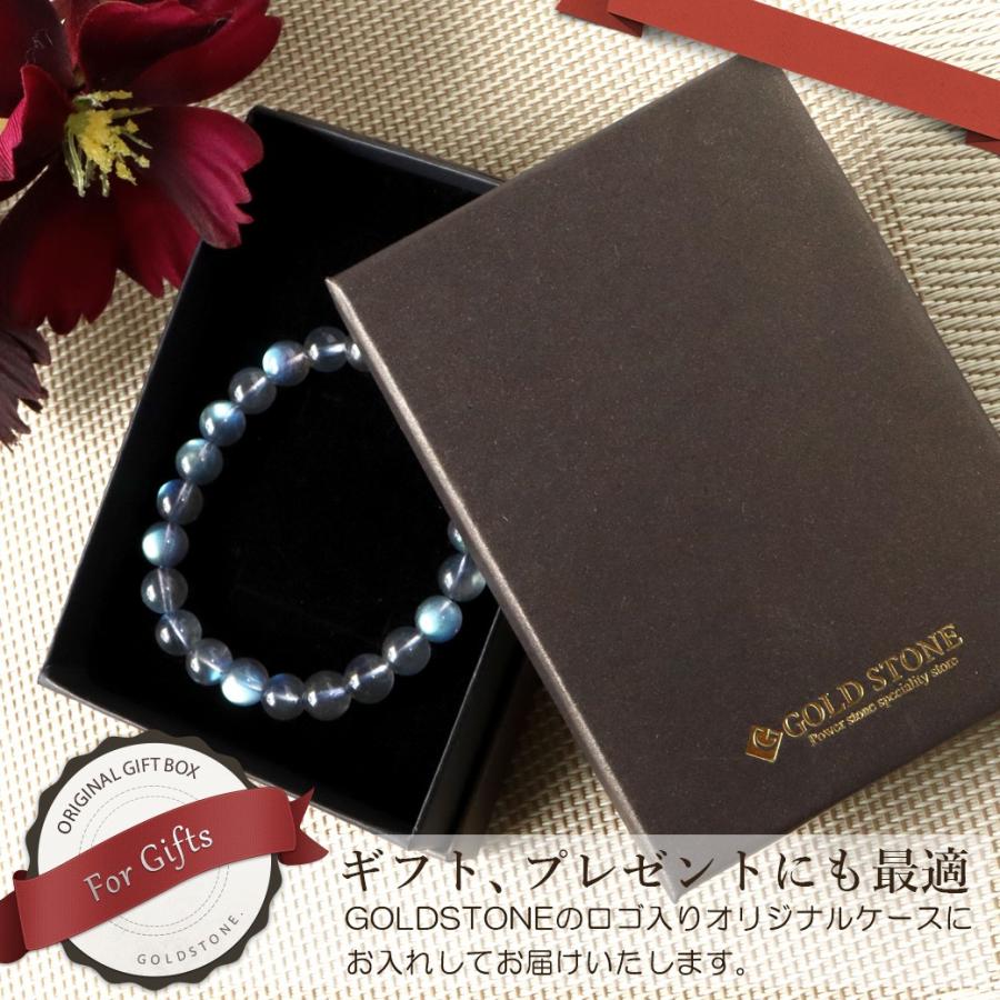 ラブラドライト ブレスレット 8mm AAA ブルーに輝くシラー ラブラドライト ブレスレット 8mm AAA ブルーに輝くシラー