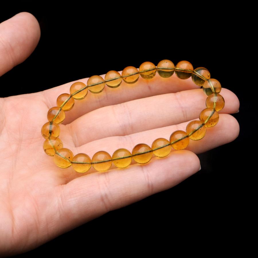 ブルーアンバー ブレスレット 8mm メキシコ産 琥珀 こはく ブルーアンバー ブレスレット 8mm メキシコ産 琥珀 こはく