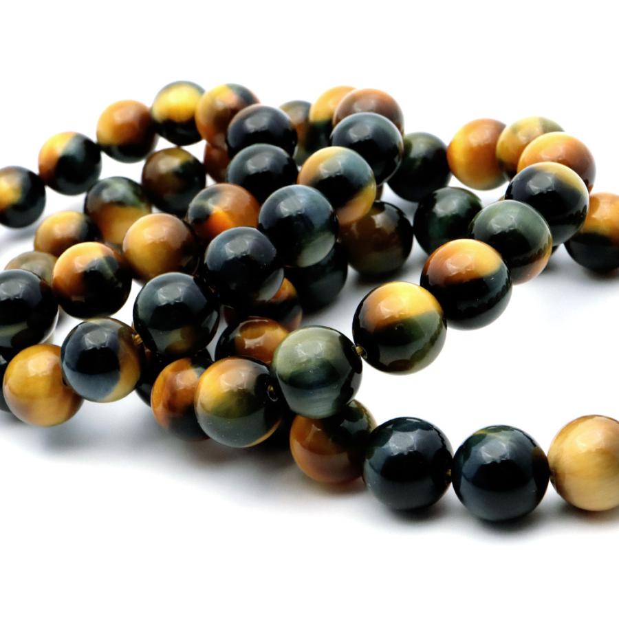 GOLD STONE ゴールデンブルー タイガーアイ ブレスレット 12mm