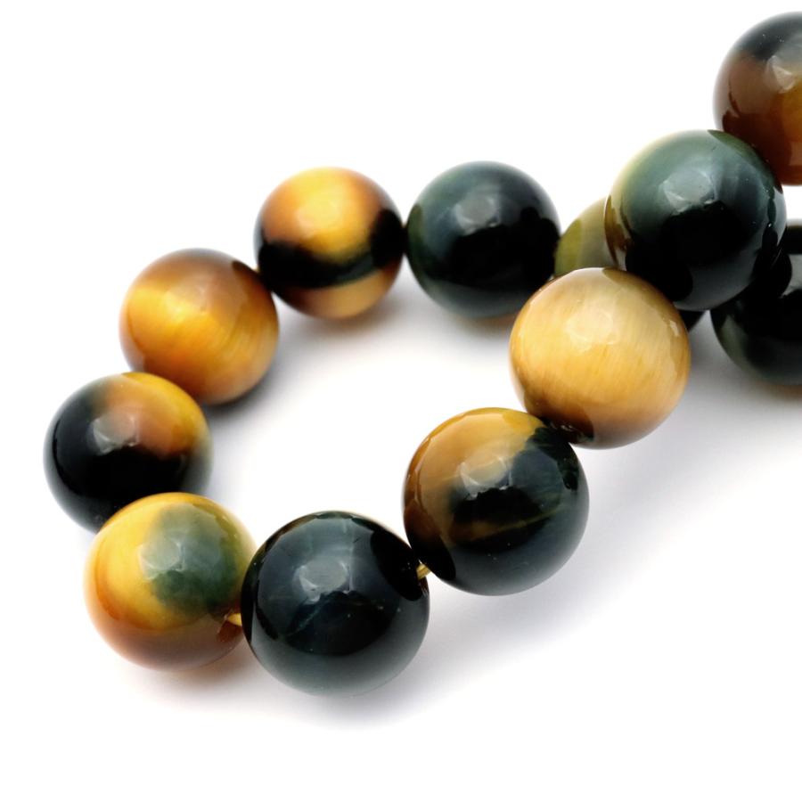 GOLD STONE ゴールデンブルー タイガーアイ ブレスレット 12mm
