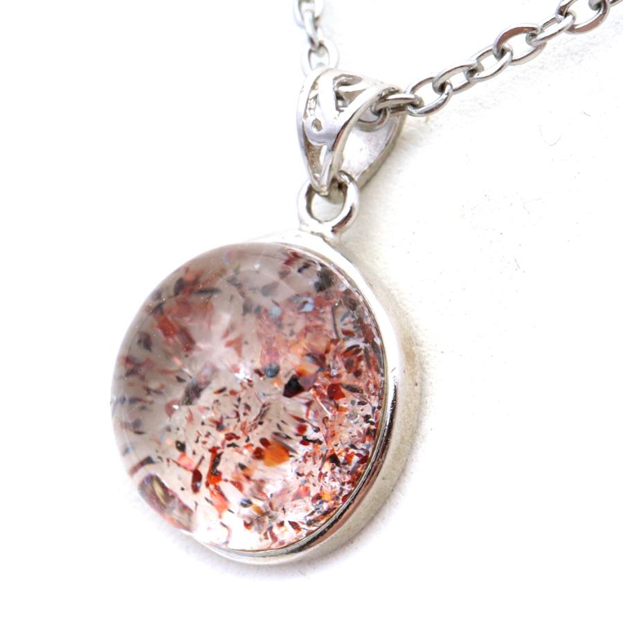 GOLD STONE ストロベリークォーツペンダント Silver925 ステンレス 